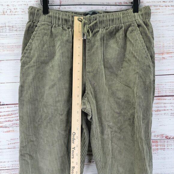 ASOS Design Men's Size S Corduroy Jogger Pants W/ Drawstring Green - Picture 5 of 12
